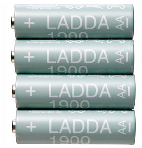 ����������� AA Ladda Eneloop 1900mA, ������ 4��